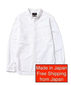 BEAMS PLUS Japan Oxford Botton Down Shirts IVY Size S-XL White Tokyo Kyoto Osaka - Picture 1 of 8