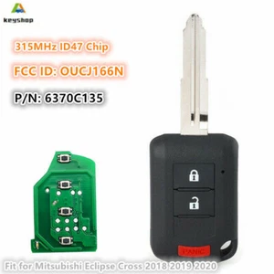 for Mitsubishi Eclipse Cross 2018 2019-2021 Remote Key Fob 6370C135 OUCJ166N  - Imagen 1 de 3