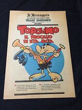 Mickey Mouse Eta Beta Disney Comic Italian Topolino Il Messaggero Newspaper
