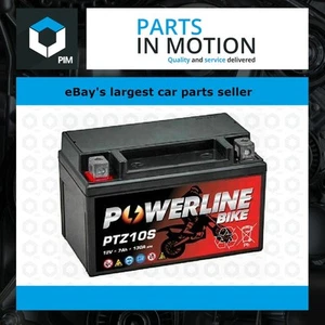 PTZ10S Powerline AGM Motorcycle Battery 12V Replaces YTZ10-BS - Picture 1 of 8
