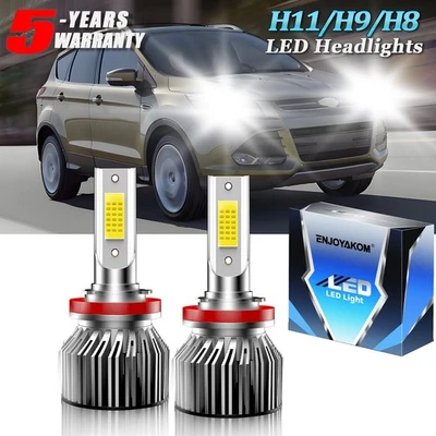 Kit de faros LED H11 para Ford Escape 2005-2021 luz baja súper brillante Foto 1 de 4