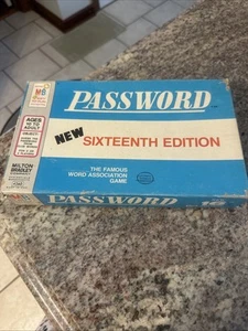 Password Game - 16th Edition - Milton Bradley - 1962 Complete - Picture 1 of 5