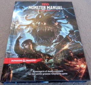 D&D DUNGEONS & DRAGONS MONSTER MANUAL (2014) HARDCOVER VGC USED - Picture 1 of 4