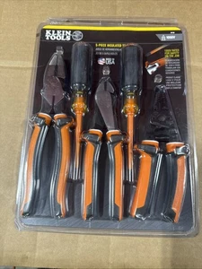 Klein Tools 5 piezas 1000V Kit de herramientas aisladas con alicates destornilladores pelacables - Imagen 1 de 2