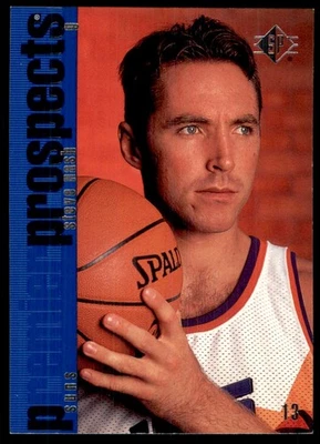 Juego de caja SP Premier Prospects 1996-97 Steve Nash RC Phoenix Suns #142 Foto 1 de 2