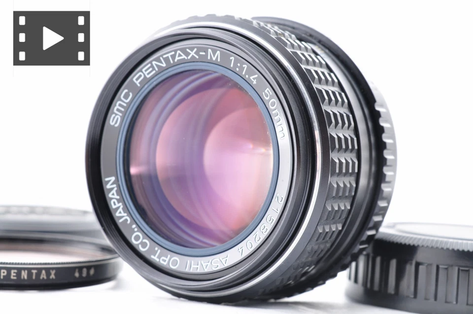 [Near MINT] Pentax SMC PENTAX-M 50mm f/1.4 MF Lens K-Mount From Japan #0460 - image 1 of 4