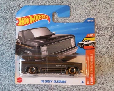 Hot Wheels H5Q 157 1983 CHEVY SILVERADO grey 2025 157/250 CaseQ - Image 1 of 2