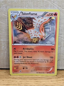 Talonflame 10/119 Phantom Forces Cracked Ice Holo Rare Pokémon Card TCG - Picture 1 of 11