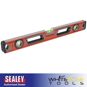 Sealey Premier Spirit Level 600mm UV Resistant Shockproof Vials Aluminium - Picture 1 of 5