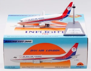 INFLIGHT 1:200 Dan-Air London Boeing B737-300 Diecast Aircraft Jet Model G-BNNJ - Picture 1 of 14