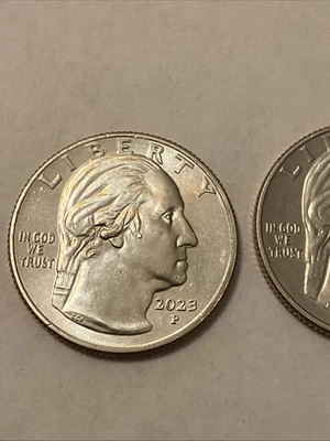 (2) RARE!!2023 New Error, P Jovita Idar Women's Quarter  “In Cod We Trust”. - Image 1 of 3