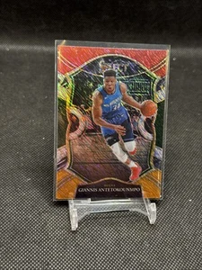 2020-21 Panini Select Giannis Antetokounmpo #54 Red White Orange Shimmer - Picture 1 of 7