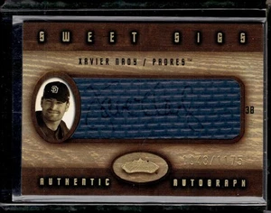 2002 Fleer Showcase Sweet Sigs Wall Xavier Nady #10 Auto /1175 - Picture 1 of 2