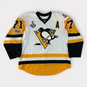 Reebok Pittsburgh Penguins Evgeni Malkin 2017 100th Anniversary TI Jersey MIC - Picture 1 of 4