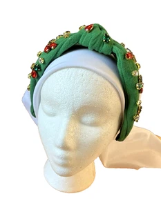 Christmas Theme  Embellished Headband for Women, Knotted Headband - Picture 1 of 22