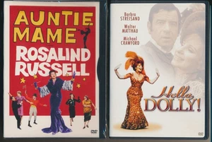 HELLO DOLLY / AUNTIE MAME (DVD VG+ & NEW) Barbara Streisand / Rosalind Russell - Picture 1 of 2