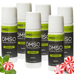DMSO Roll on 3 oz with Peppermint Scent 6 Pack - Picture 1 of 7