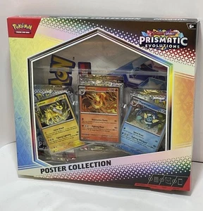 2025 Prismatic Evolutions Poster Collection FACTORY SEALED - Picture 1 of 2