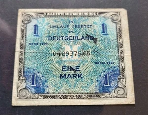Noten der Alliierten Militärbehörde  1 Mark 1944 , Ro. 201 a - Bild 1 von 2