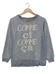 GINA Suéter Mujeres Sudadera Talla EU 38 gris claro look casual - Imagen 1 de 5