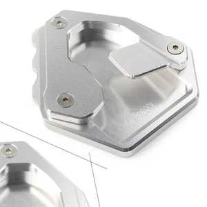 Kickstand Side Stand Foot Plate Pad Fit Honda CRF1000L Africa Twin 16-17 Silver - Picture 1 of 5