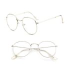 Vintage Men Women Eyeglass Metal Frame Glasses Round Spectacles Clear Lens Optic