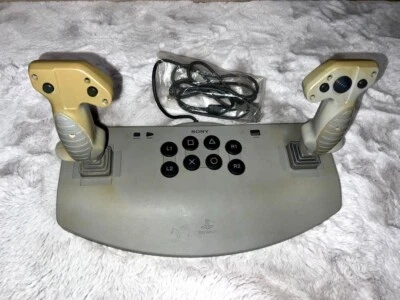 Sony PlayStation PS1 Analog Flight Dual joystick en caja consola SCPH-1110 Japón Foto 1 de 4