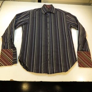 TED BAKER ENDURANCE SUPERFINE COTTON BUTTON FRONT DRESS SHIRT Mens 16 / 40.5 - Picture 1 of 7