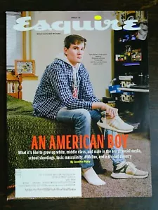 Esquire Magazine March 2019 - A Middle Class American Boy - Man Bags - M1 - Foto 1 di 2