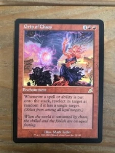 Grip of Chaos Scourge Rojo Raro MAGIC THE GATHERING TARJETA DE MTG - Imagen 1 de 1