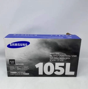New Samsung 105L MLT-D105L Black Toner Cartridge - Photo 1/5