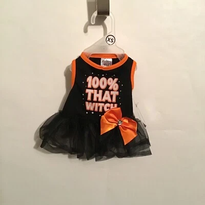 Simply Wag 100% That Witch Tutu Dress Size XS Halloween For Dogs New With Tags - Image 1 of 3