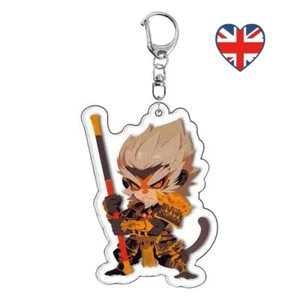 Action Game WuKong Keychain Acrylic Monkey King Keychain Bag Accessories (1) - Picture 1 of 12