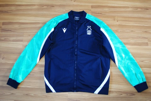 NOTTINGHAM FOREST FOOTBALL JACKET TOP LONG SLEEVE 1/2 ZIP MACRON MENS 2021/22 XL Cover