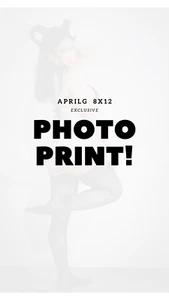 APRILG 8x12 EXCLUSIVE AUTOGRAPH PHOTO PRINT #0049 - Picture 1 of 1