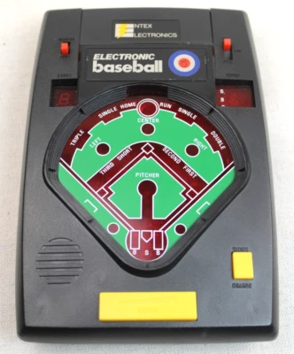 Juego de béisbol portátil electrónico vintage Entex 1979 caja original funciona Foto 1 de 4