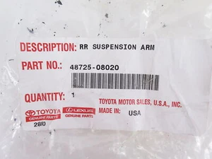 Genuine OEM Toyota 48725-08020 Axle Beam Bushing 2004-2020 Sienna - Picture 1 of 6