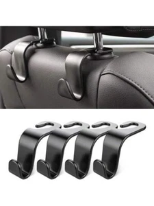 4X Car Holder Hanger Organizer Seat Back Hook Headrest for Handbag Bag Coat UK - Picture 1 of 9