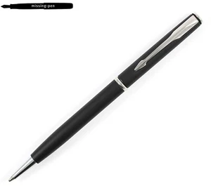 Parker Insignia Twist Mechanismus Kugelschreiber mattschwarz/Made in France  - Bild 1 von 6
