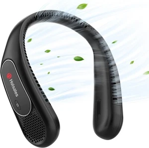 Neck Fan, Hands Free Bladeless Neck Fans Portable Rechargeable, 6000 mAh Battery - Picture 1 of 21