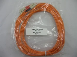 6M OM2 SC to SC 50/125 Multimode Duplex Fiber Optic Patch Cable 19.6' ft - Picture 1 of 4