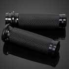 Black 1'' Electronic Throttle Handle Bar Hand Grips For Harley Touring Road Glide