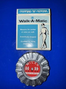 Pedometro Walk-A-Matic vintage 1969 n.76333 con scatola e istruzioni originali - Foto 1 di 5