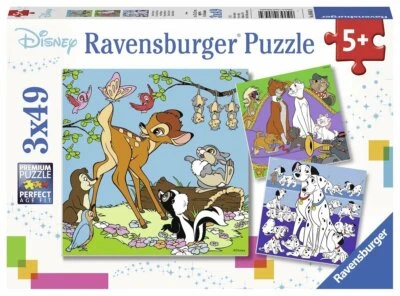RAVENSBURGER DISNEY FRIENDS 3 x 49PC PREMIUM PUZZLE JIGSAW KIDS GAME COLLECTIONS - image 1 of 4