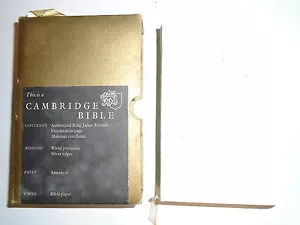* THE HOLY BIBLE by CAMBRIDGE UNIVERSITY PRESS * HARDBACK* - Picture 1 of 1