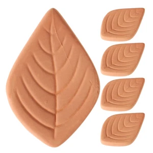 5Pcs Leaf Terracotta Sugar Saver Sugar Keeper and Softener Discs for Baking - Picture 1 of 12
