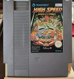 High Speed - World's #1 Pinball🕹 NES Nintendo Entertainment System 🕹 FREE POST - Picture 1 of 4