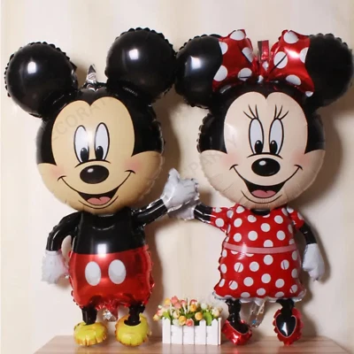 DECORATE PARTY LTD Mickey Minnie Mouse Balloons Huge Birthday Party Theme Foil Air Fill Balloons UK