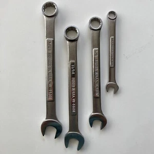 Vintage Craftsman SAE Wrench USA Lot of 4 VV - VA From 3/4 Down To 7/16 Mixed - Picture 1 of 8