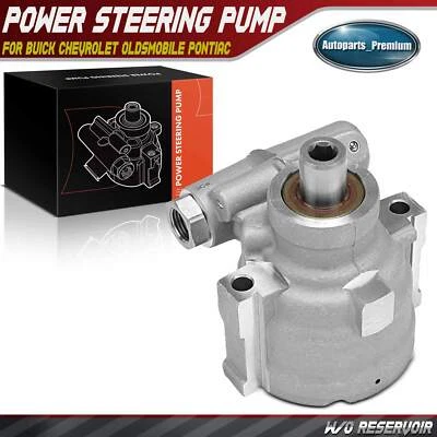 Power Steering Pump W/o Reservoir for Buick Chevrolet Oldsmobile Pontiac 96-04 - Image 1 of 4